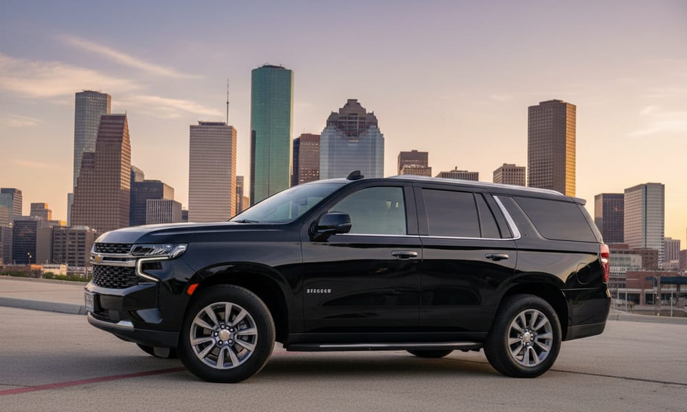 Chevrolet Tahoe, black or white